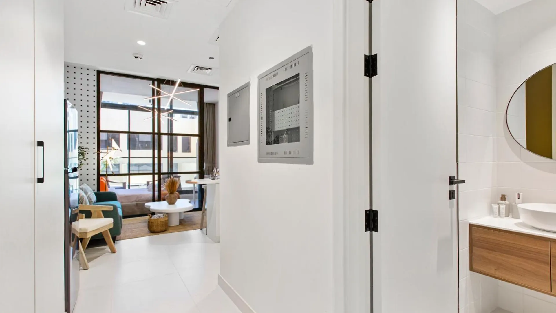 Apartmán Sleek Brand New Studio In Loci Residence Jvc Dubaj
