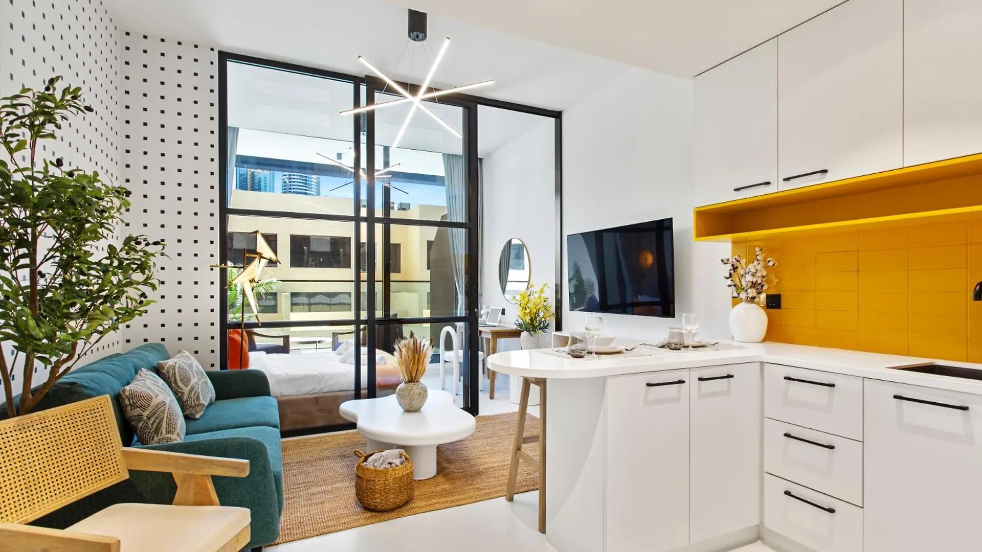 Apartmán Sleek Brand New Studio In Loci Residence Jvc Dubaj